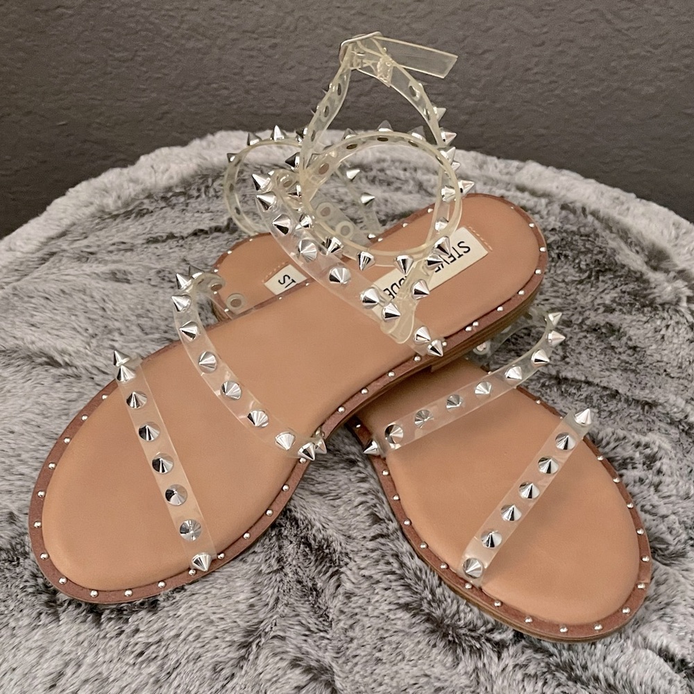 Steve Madden Transport Clear Sandals